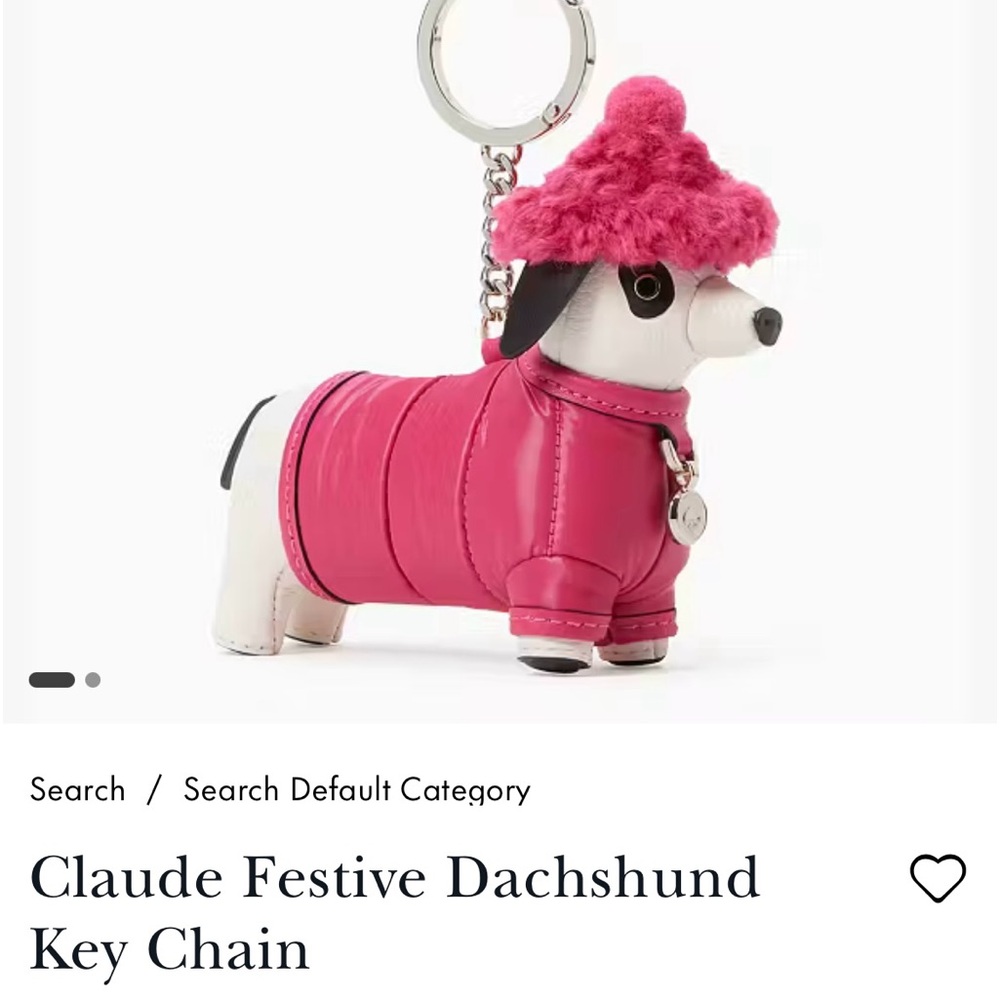Claude festive keychain.